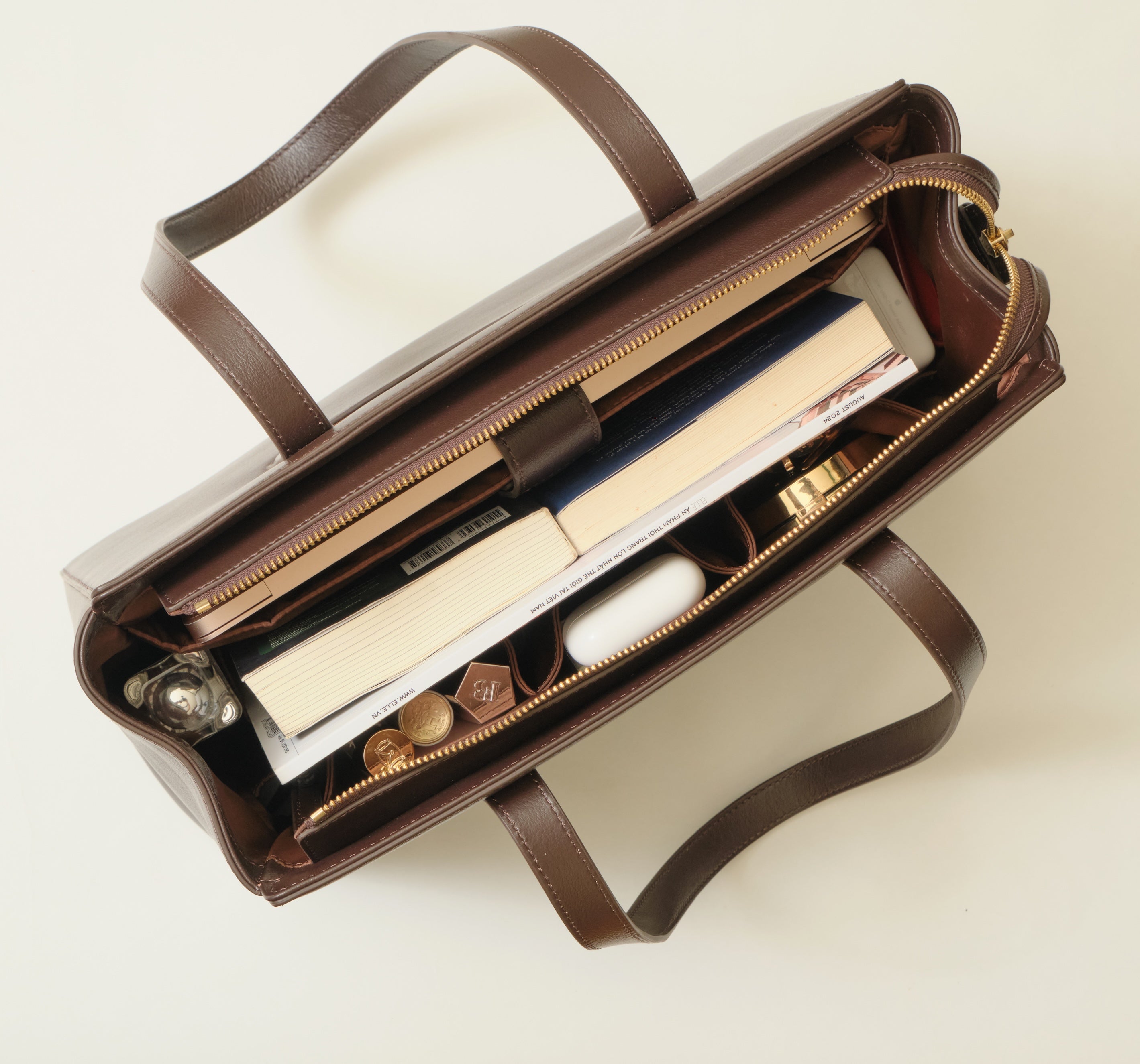 AGIKI STRUCTURED TOTE BAG