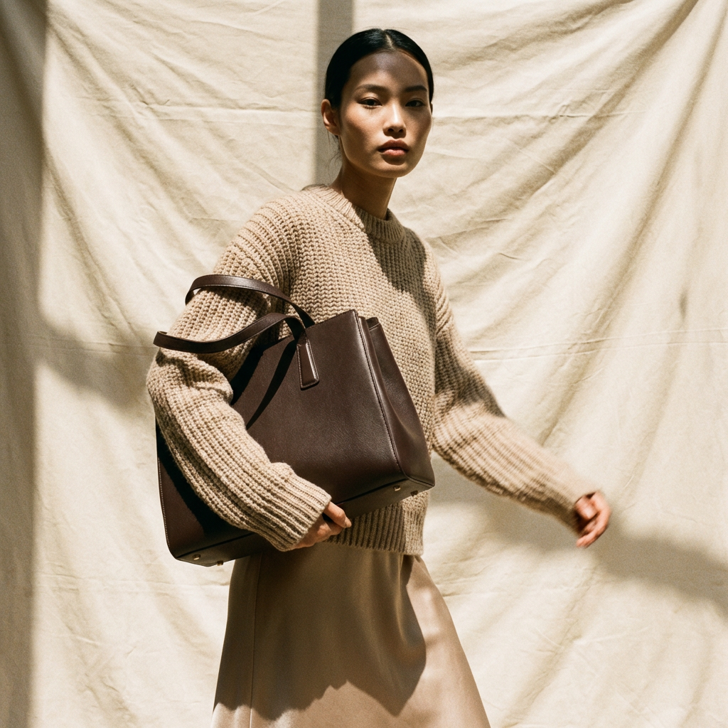AGIKI STRUCTURED TOTE BAG